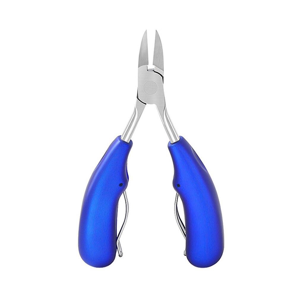 Scharfe Präzisions-Fußnagelschere aus Edelstahl, ideal für professionelle Fuß- und Nagelpflege.