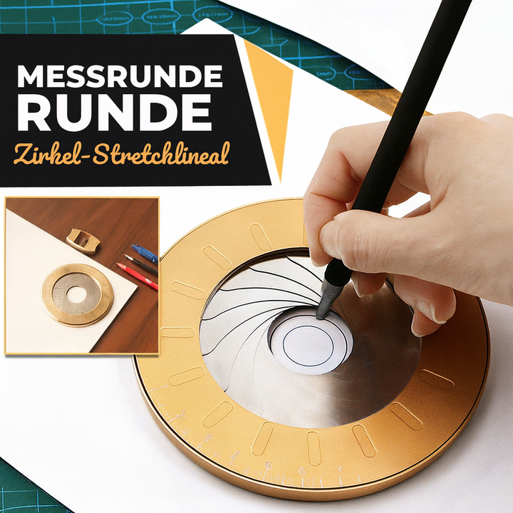 Präzisions-Kreiszeichner aus Aluminium/Edelstahl, tragbar für Ingenieure und Design. Ideal für makellose Kreise.