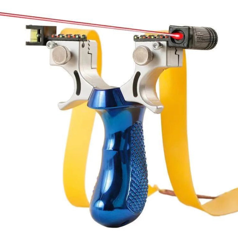 Hochpräzisions-Sportschleuder mit Laserziel für präzises Schießen. Ideal für Outdoor-Freizeit und Zielsport-Training.