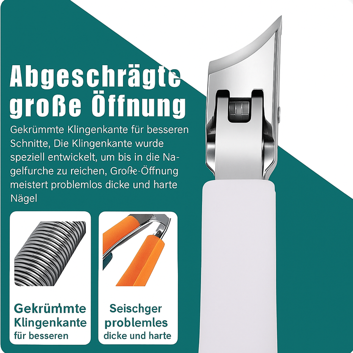 Unisex Präzisions-Nagelzange aus Edelstahl; perfekte Körperpflege für dicke & eingewachsene Nägel.