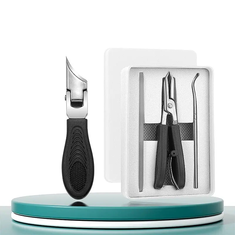 Hygienische Präzisions-Nagelzange rostfreier Edelstahl; leichte Reinigung für optimale Nagelpflege.