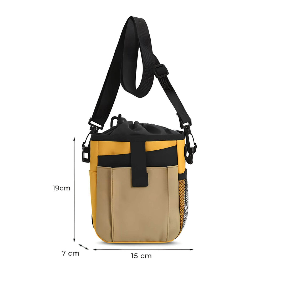 Kompakte Hundetasche bzw. Hüfttasche, ideal für Leckerlis und persönliche Dinge beim Hundetraining.