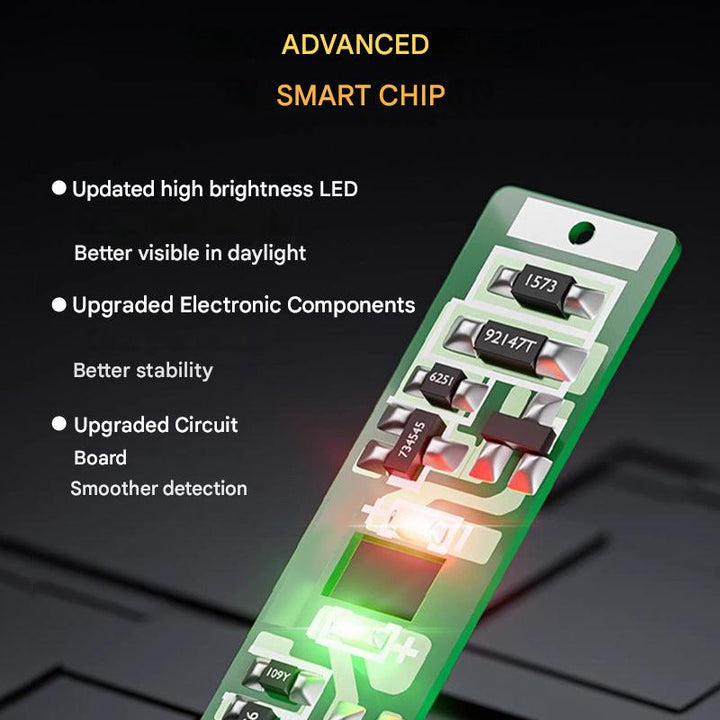 Schraubendreher mit heller LED-Anzeige für den Spannungstester, ideal für Arbeiten in dunklen Bereichen.