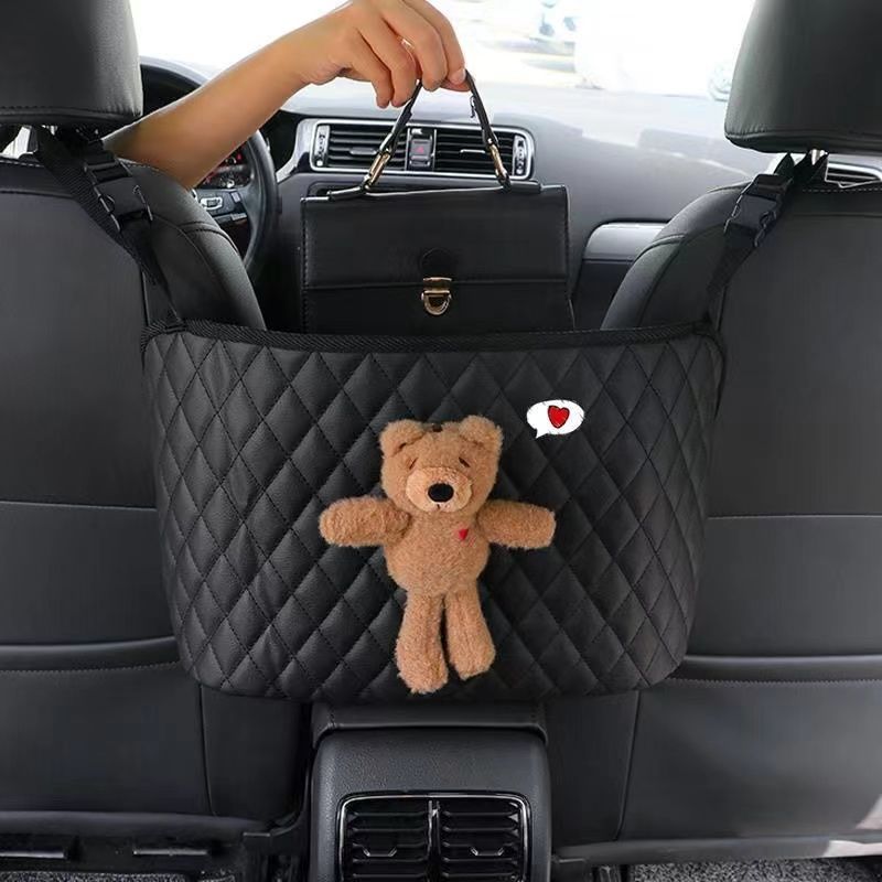 Praktischer Auto-Organizer für Rücksitze, schafft Ordnung & extra Stauraum im Fahrzeug. Universell.