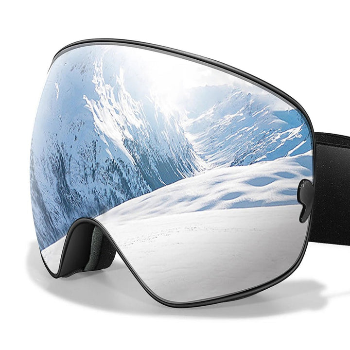 Vielseitige Skibrille, auch als Snowboardbrille nutzbar. Mit UV-Schutz, Antibeschlag & Nachtsicht für Ski-Sport.