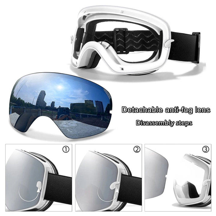 Robuste Skibrille für Wintersport, Skifahren & Snowboarden. Mit UV-Schutz, Antibeschlag & Nachtsicht im Schnee.