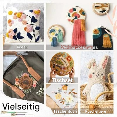 Farbcodiertes Sticknadel-Set für einfaches & präzises Sticken. Hochwertiges Stickwerkzeug für Kreative.