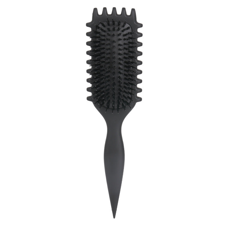 Umweltfreundliche 3-in-1 Lockenbürste. Für definierte Locken, Frizz-Kontrolle & nachhaltige Haarpflege.