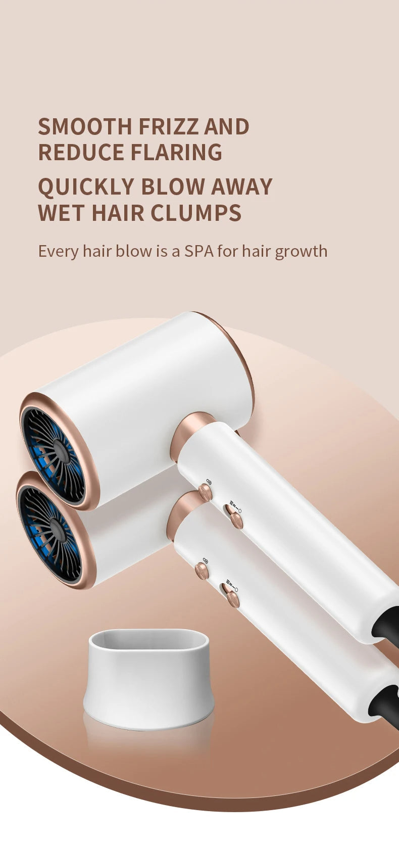 Der professionelle Haartrockner mit Ionen für maximalen Glanz & Geschmeidigkeit.