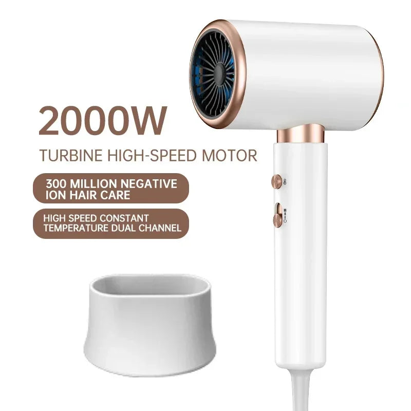 Der 2400W Haartrockner mit Ionen-Technologie für gesundes, glattes Haar.