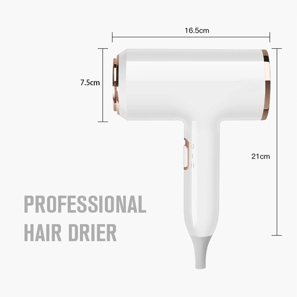 Ionen-Haartrockner gegen Frizz für Damen, die gesundes, glänzendes Haar lieben.