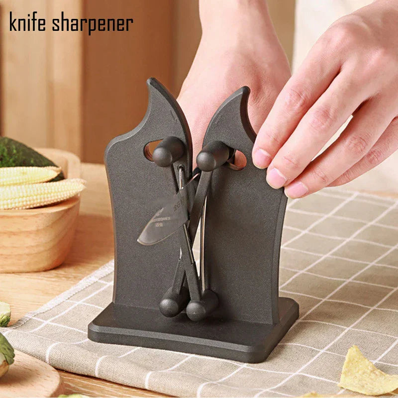 SharpMaster Pro Messerschärfer, 3-Stufen Schärfgerät für stumpfe und beschädigte Küchenmesser.