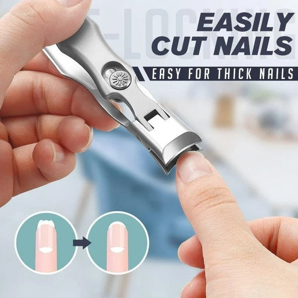 Robuster Nagelknipser für dicke Nägel. Präzision bei Pediküre und Maniküre, aus Edelstahl.