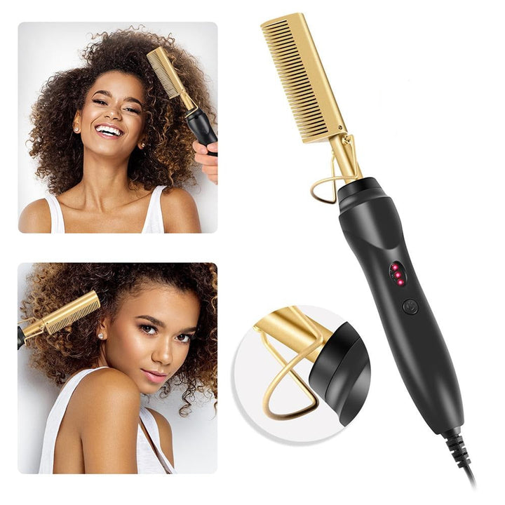 Professioneller Haarglätter mit Keramikplatten für glattes Haar. Ideal für effektives Haarstyling & Haarpflege.