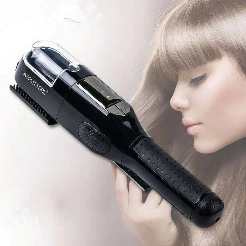 Professioneller kabelloser Haartrimmer als Splissentferner für gesunde Spitzen und verbesserte Haarpflege.
