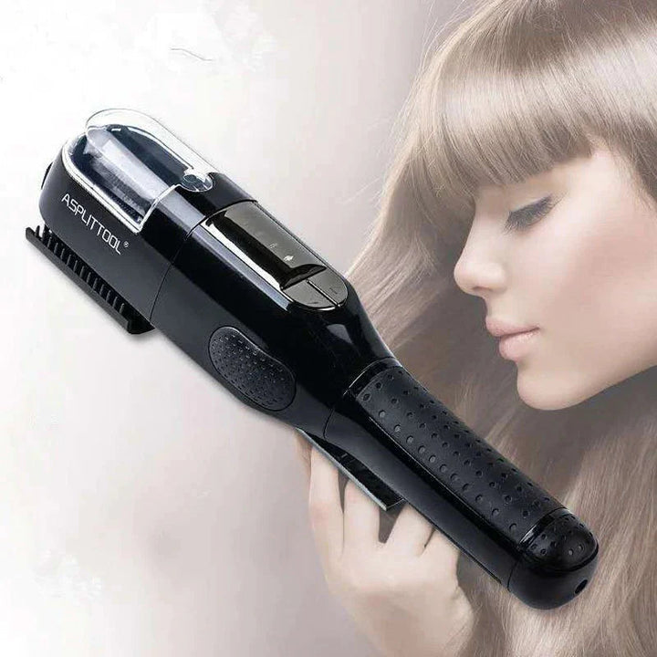 Professioneller kabelloser Haartrimmer als Splissentferner für gesunde Spitzen und verbesserte Haarpflege.