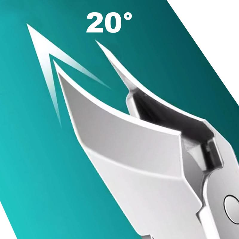 Nagelknipser mit innovativem Anti-Spritzschutz aus professionellem Edelstahl Nagelpflegeset.