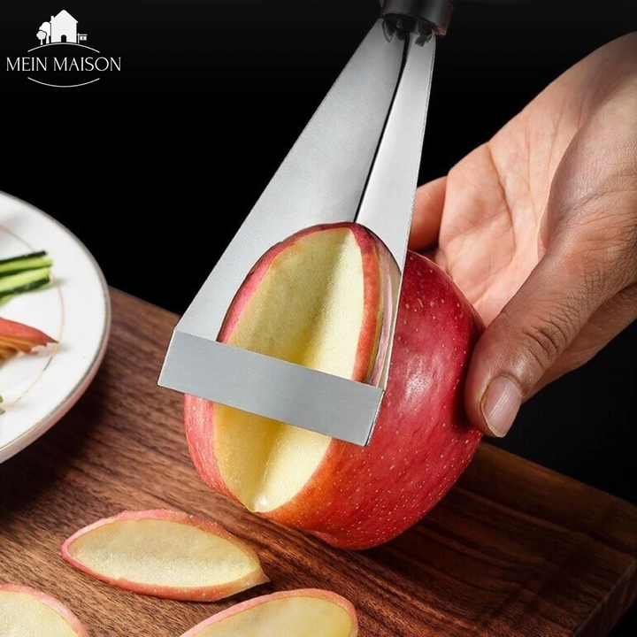 Langlebiges Edelstahlmesser, ein präziser Küchenhelfer für beeindruckende Frucht- und Gemüse-Arrangements.