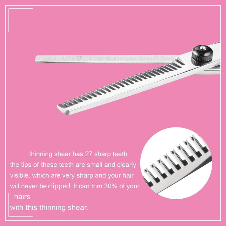 Ergonomisches Profi-Haarscheren-Set aus Edelstahl für professionelles Haarstyling & Haarpflege zu Hause.