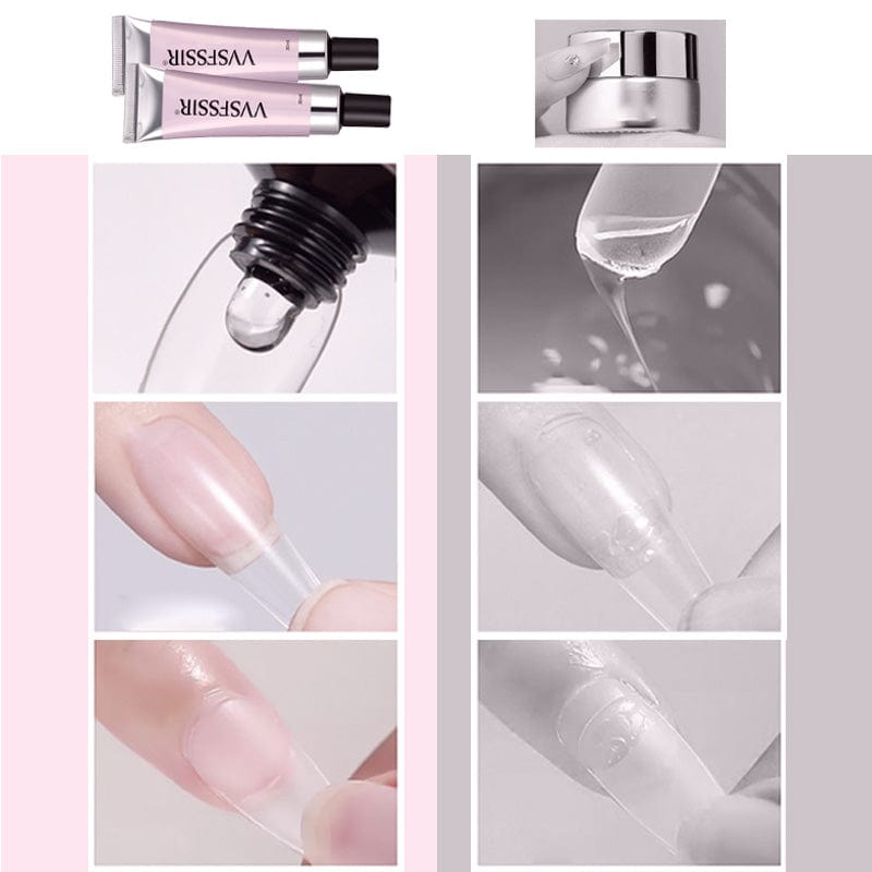 Hochwertiges Nagelkleber Gel für extra starken Halt von Press-On-Nägeln; ideal für dauerhaftes Nageldesign.