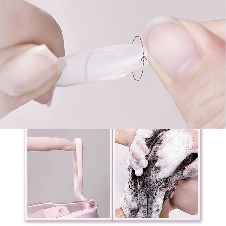 Einfach anzuwendendes Nagelkleber Gel für Press-On-Nägel; perfekt für schnelles und effektives Nageldesign.