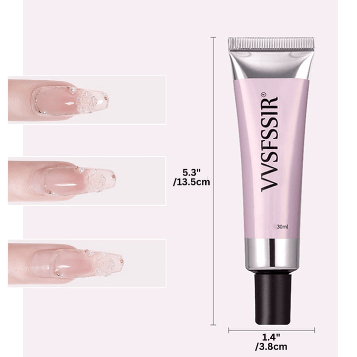 Langlebiges Nagelkleber Gel für Press-On-Nägel; kreiert professionelles Nageldesign mit starkem, zuverlässigem Halt.