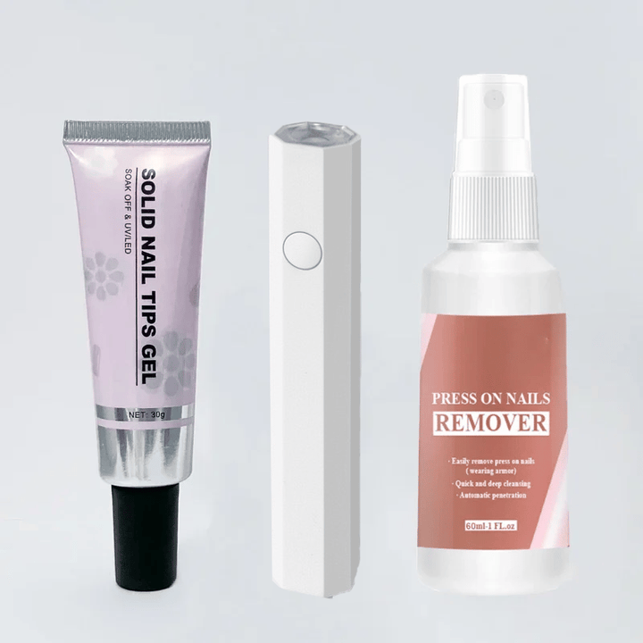 Nagelkleber Gel für Nagelspitzen & Press-On-Nägel; essenziell für präzises Nageldesign und eine schöne Maniküre.