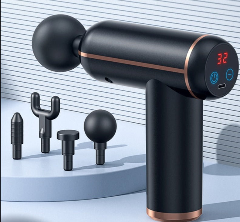 Ergonomische Massagepistole zur effektiven Tiefenmassage, perfekt für Sportler, Fitness & Wellness. Schnelle Muskelentspannung.