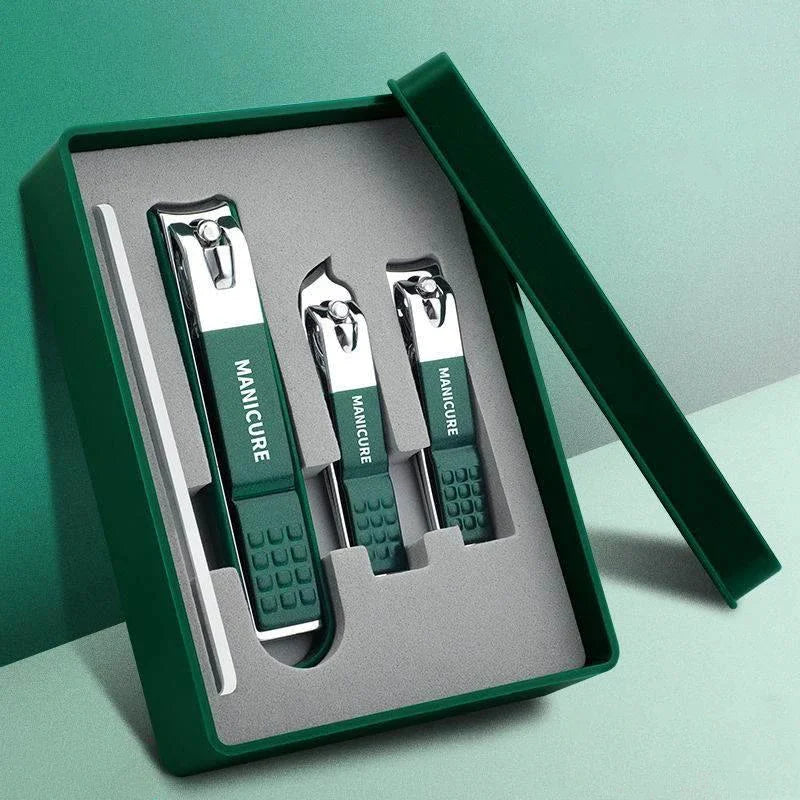 Profi-Nagelknipser-Set aus Edelstahl für makellose Maniküre & Pediküre. Scharfe Nagelpflege-Tools im Reiseset.