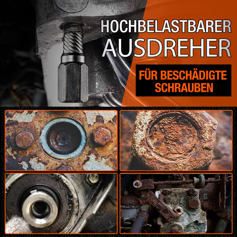 Kompaktes 5-teiliges Schrauben- und Bolzenausdreher Set für schnelle Reparaturen in Heim & Werkstatt. Robustes Werkzeug.