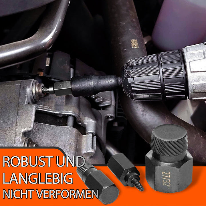 Umfassendes 25-teiliges Profi Schraubenausdreher Set aus robustem Stahl für jede Mechanik-Reparatur. Universal einsetzbar.