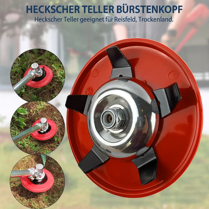 Gartenwerkzeug: Profi Unkrautscheibe entfernt mühelos Unkraut und Moos, ideal für den Garten.