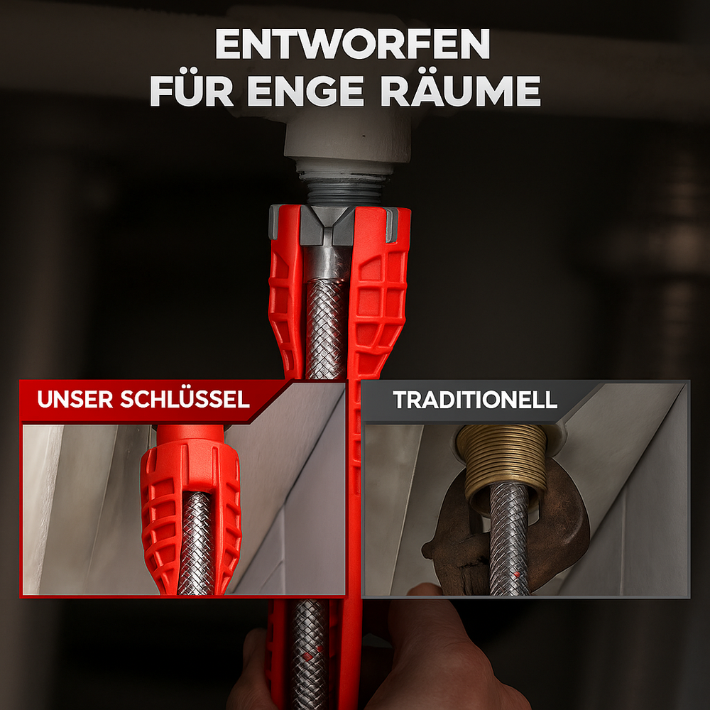 Universalwerkzeug: ProFix Rohrschlüssel für Badinstallationen, Wasserhähne und Rohre mühelos montieren.