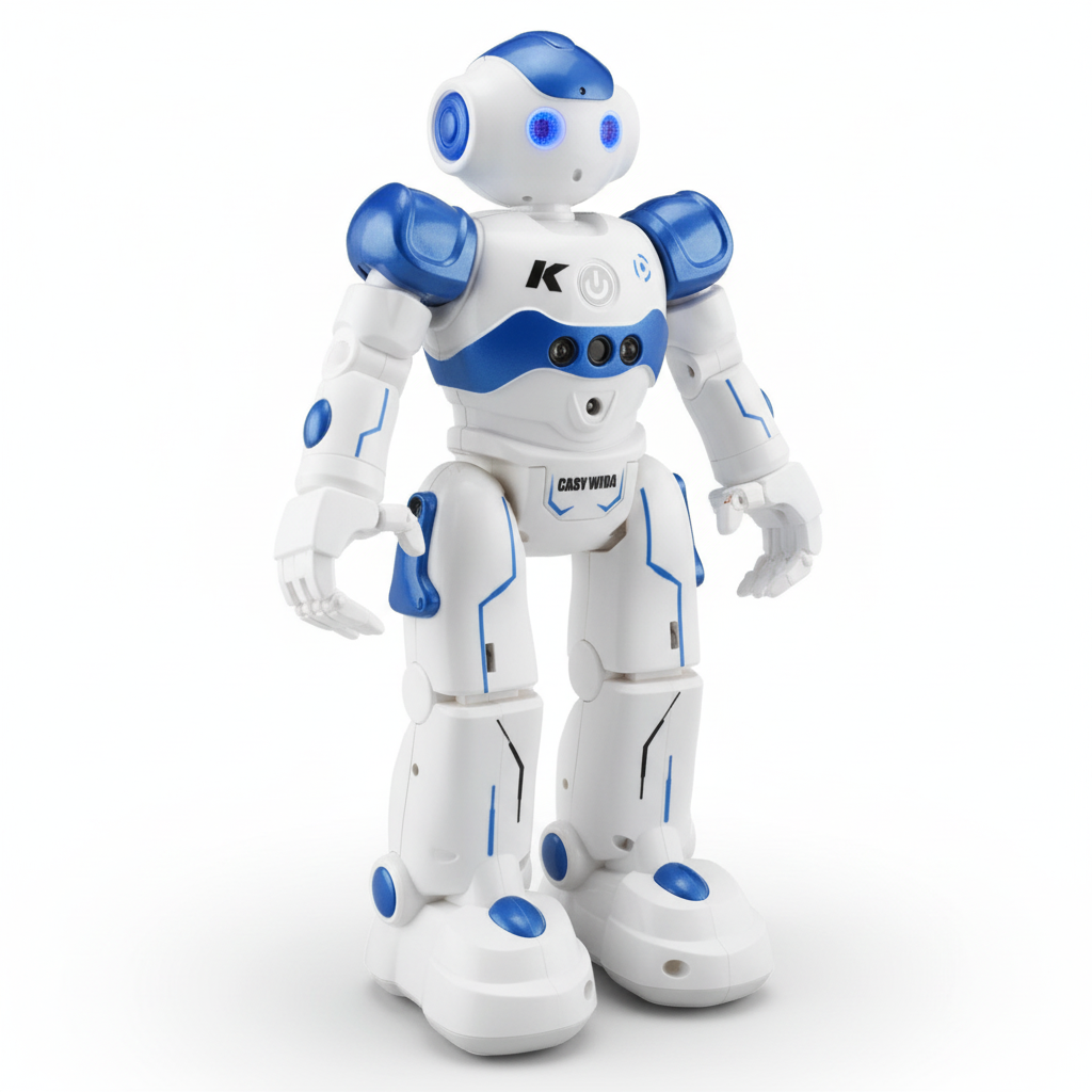Programmierbarer Lernroboter mit Gestensteuerung für Kinder. Interaktives STEM-Spielzeug.