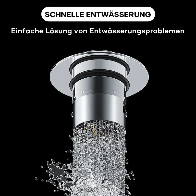 Effizienter Abflussfilter Haarfänger für Badewanne & Dusche. Verhindert Verstopfungen & Gerüche nachhaltig.