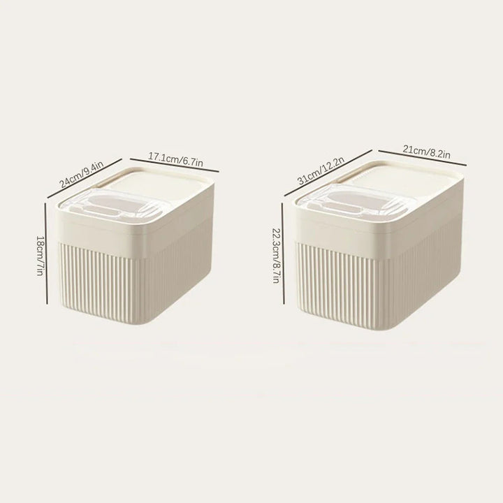 PureGuard™ Futterbehälter im Haushalt: hält Tierfutter für Hunde & Katzen frisch. Perfekt für organisierte Küche.
