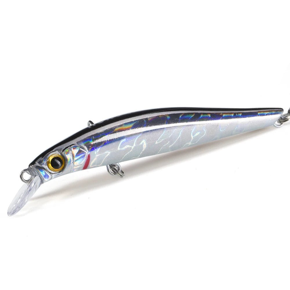 R-TWITCH Wobbler, detaillierte Farben und Muster; sinkender Jerkbait für Raubfische wie Barsch & Forelle.