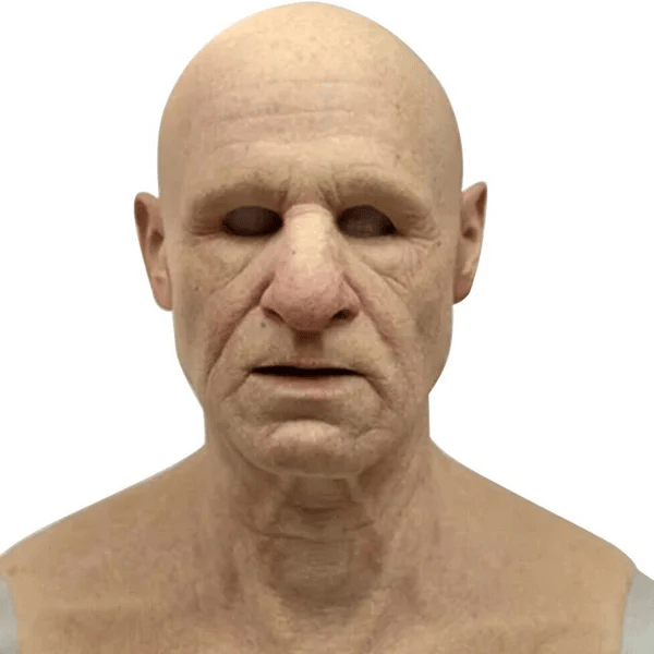 Realistische Halloween Maske für gruselige Cosplay Verkleidung & Mottopartys. Atmungsaktiv.