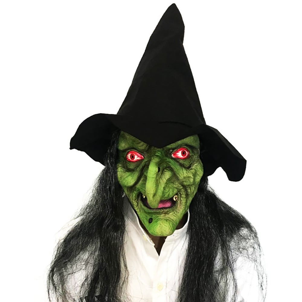 Realistische Gruselmaske, ideal für Halloween, Theater & unheimliche Verkleidungen. Atmungsaktiv.