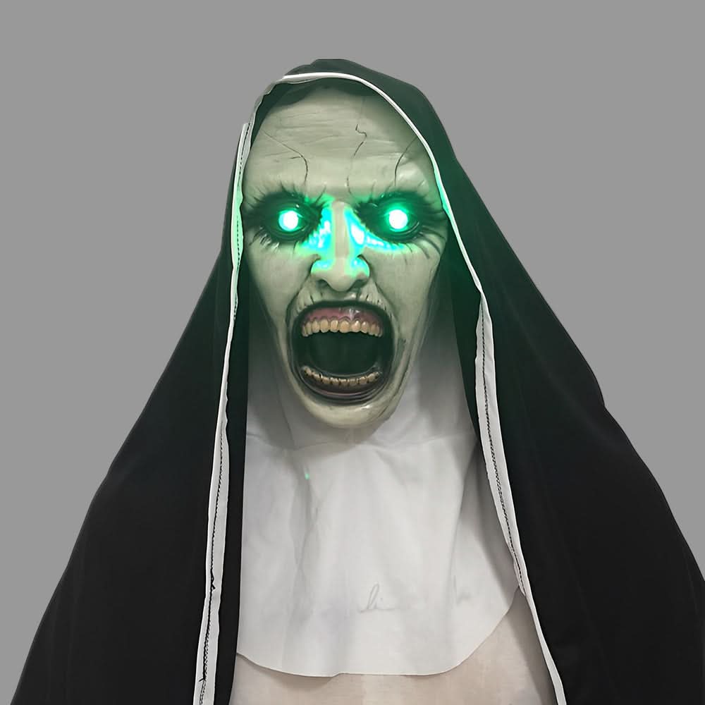 Alte Frau Latex-Maske, naturgetreue Darstellung für Cosplay, Halloween & Theater.