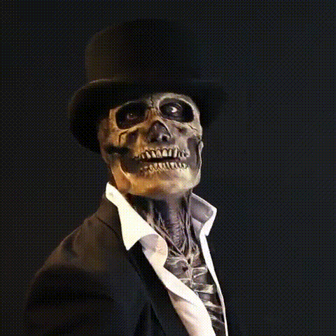 Realistische Latex Skelett Maske für Halloween. Unisex Grusel Schädel Horrormaske, perfekt für Fasching & Kostüme.