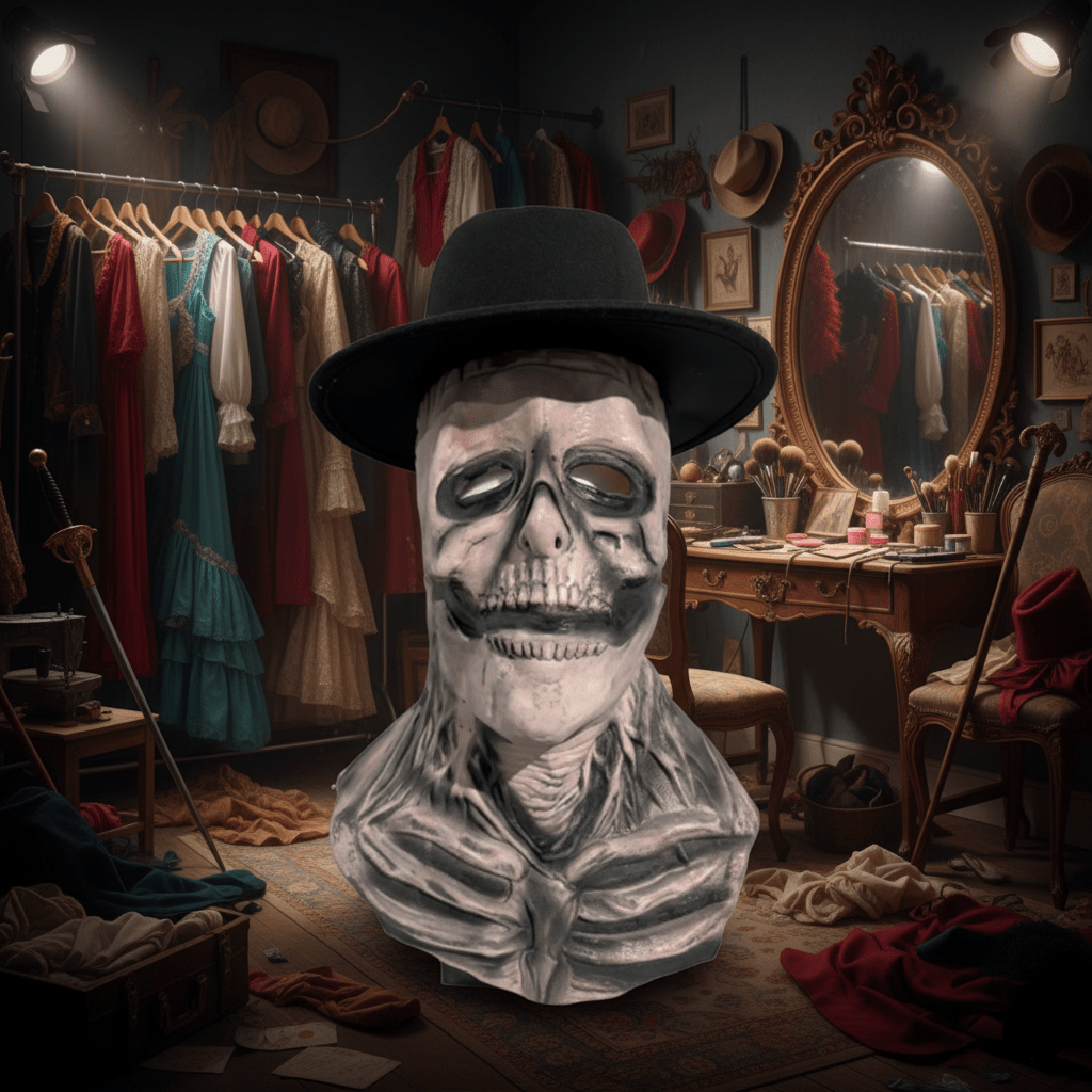 Detaillierte Unisex-Skelettmaske, perfekt für Halloween-Horror & Cosplay-Events.