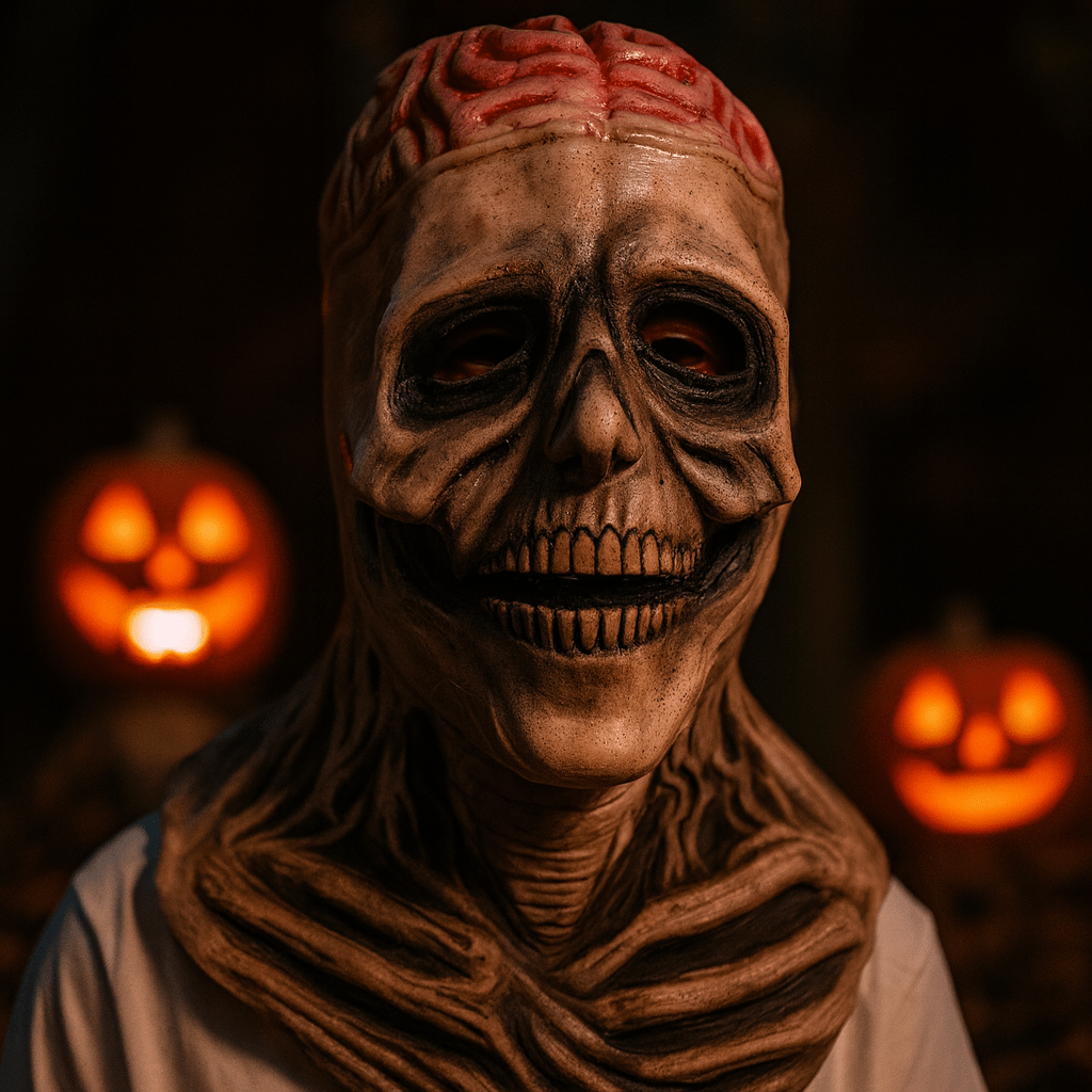 Perfekte Skelettmaske für Horror-Cosplay & Halloween-Kostüme. Realistisch & beängstigend.