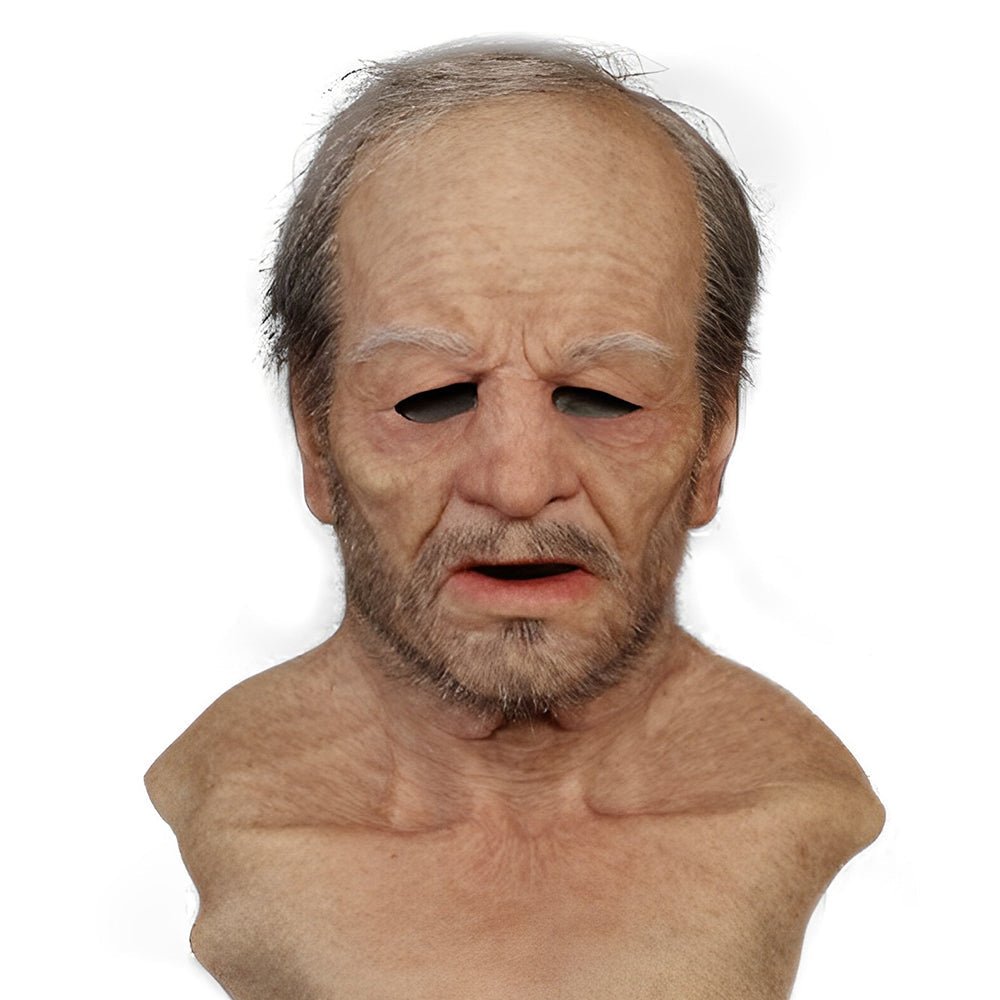 Komfortable Unisex Vollkopfmaske für Erwachsene. Perfekt für lange Partys, Fasching & Cosplay.