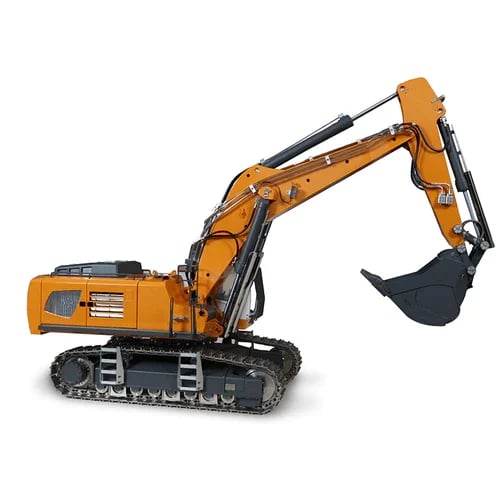 Professioneller RC Bagger mit 18-Kanal Steuerung für präzise Bewegungen. Realistisches Modellbau-Spielzeug mit Li-Ion Akku.