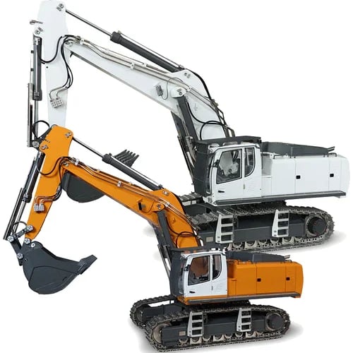 Hochdetaillierter RC Modellbagger 1:20 mit realistischer Hydraulik & robusten Metallkomponenten für authentisches Spiel.