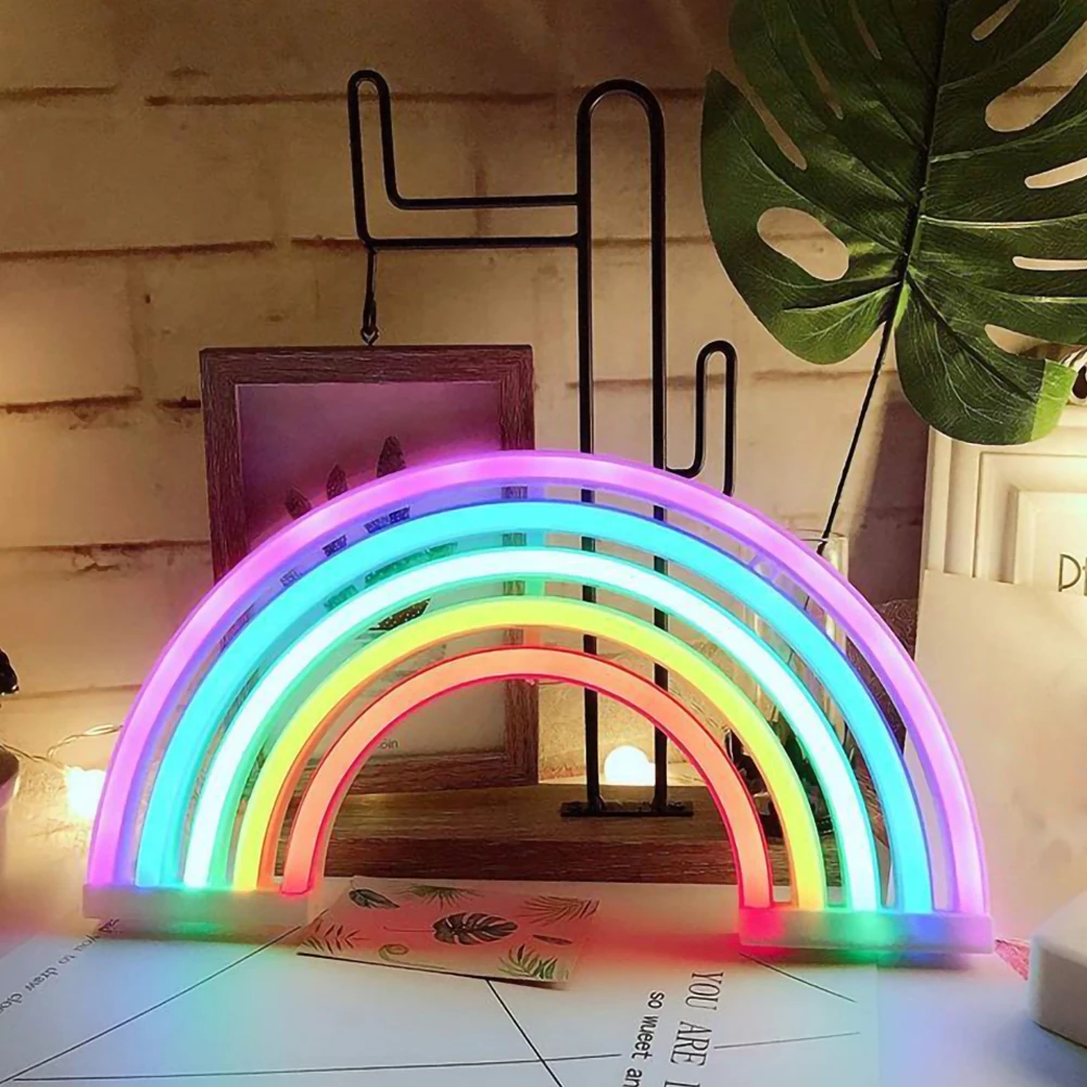 Vielseitige Regenbogen Lampe mit Farbwechsel, sorgt für entspanntes Ambiente in jedem Kinderzimmer oder Wohnraum.