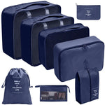 9 Stück marineblau
