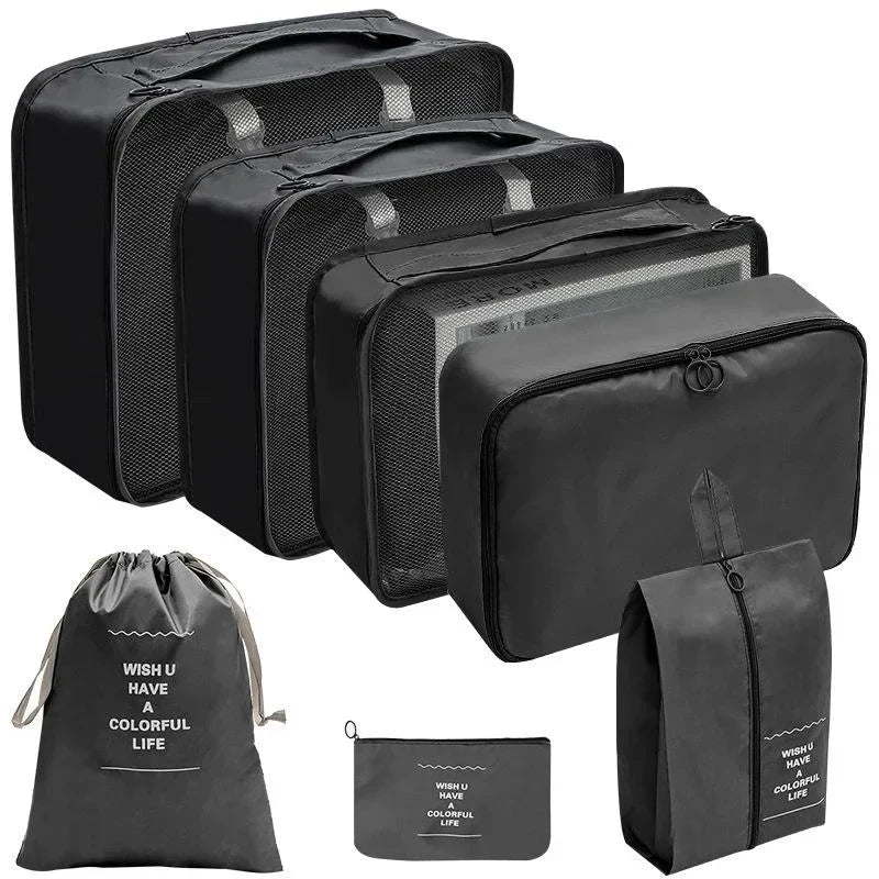 Das ultimative Reise-Set: Koffer-Organizer für Kleidung, Kosmetik & Elektronik.