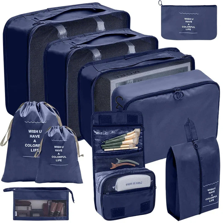 Faltbarer Reise-Organizer für schnelles Packen & Auspacken; spart Zeit & Nerven.